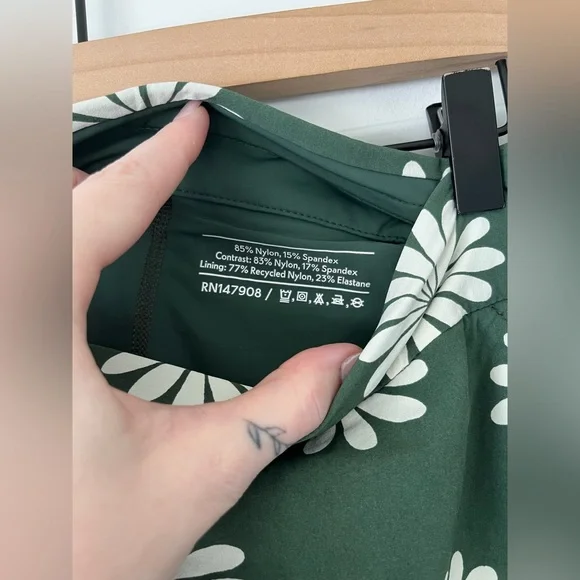 Outdoor Voices Green Floral Skirt - Picture 7 of 9